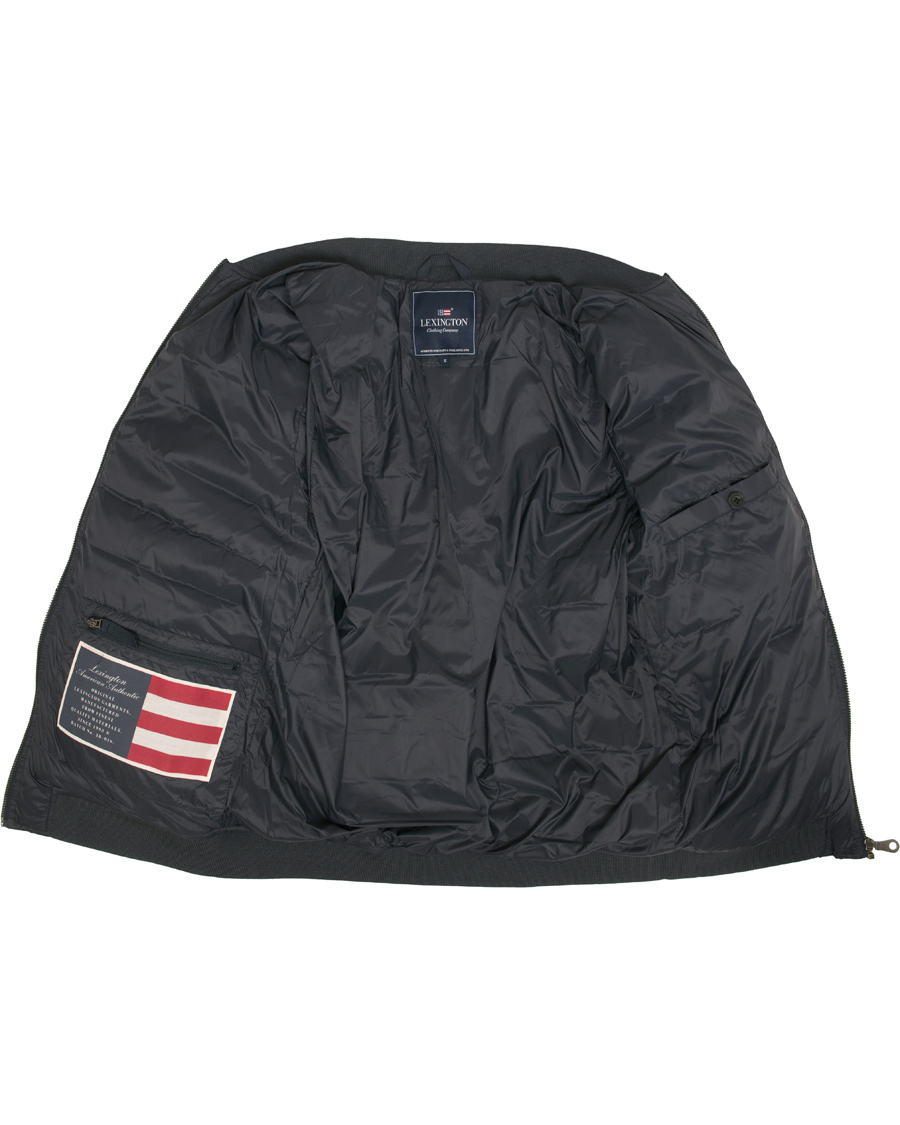 Herre | Jakker | Lexington | Aiden Bomber Jacket Deep Marine Blue