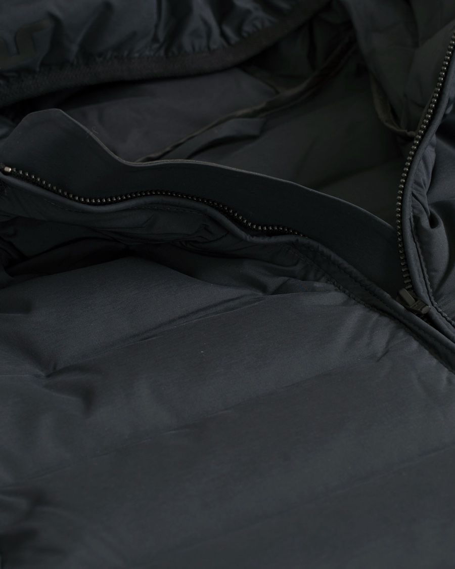 Herre | Jakker | J.Lindeberg | Down Hood Channeled Nylon Jacket Anthracite