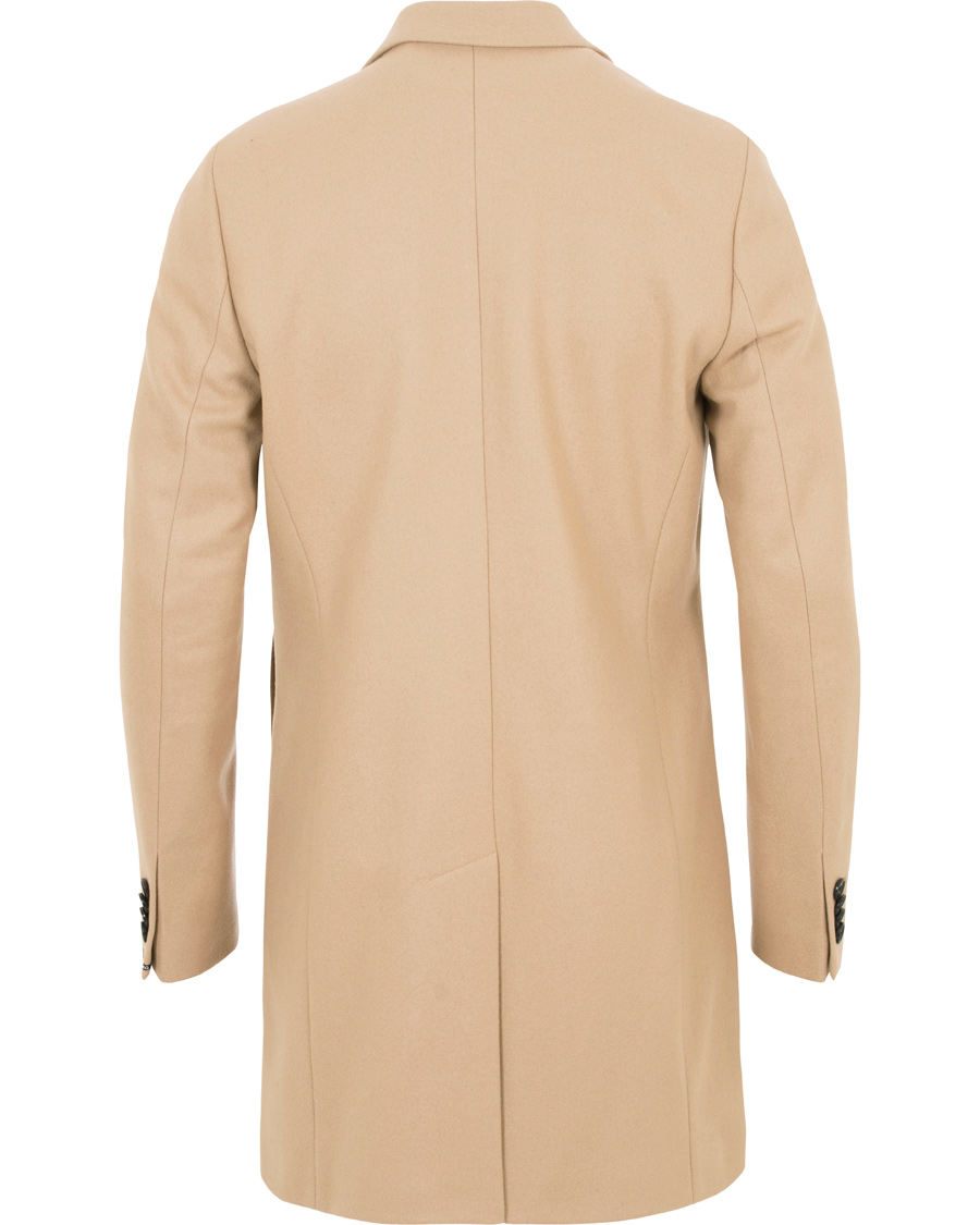 Herre | Jakker | J.Lindeberg | Wolger Compact Melton Coat Sand