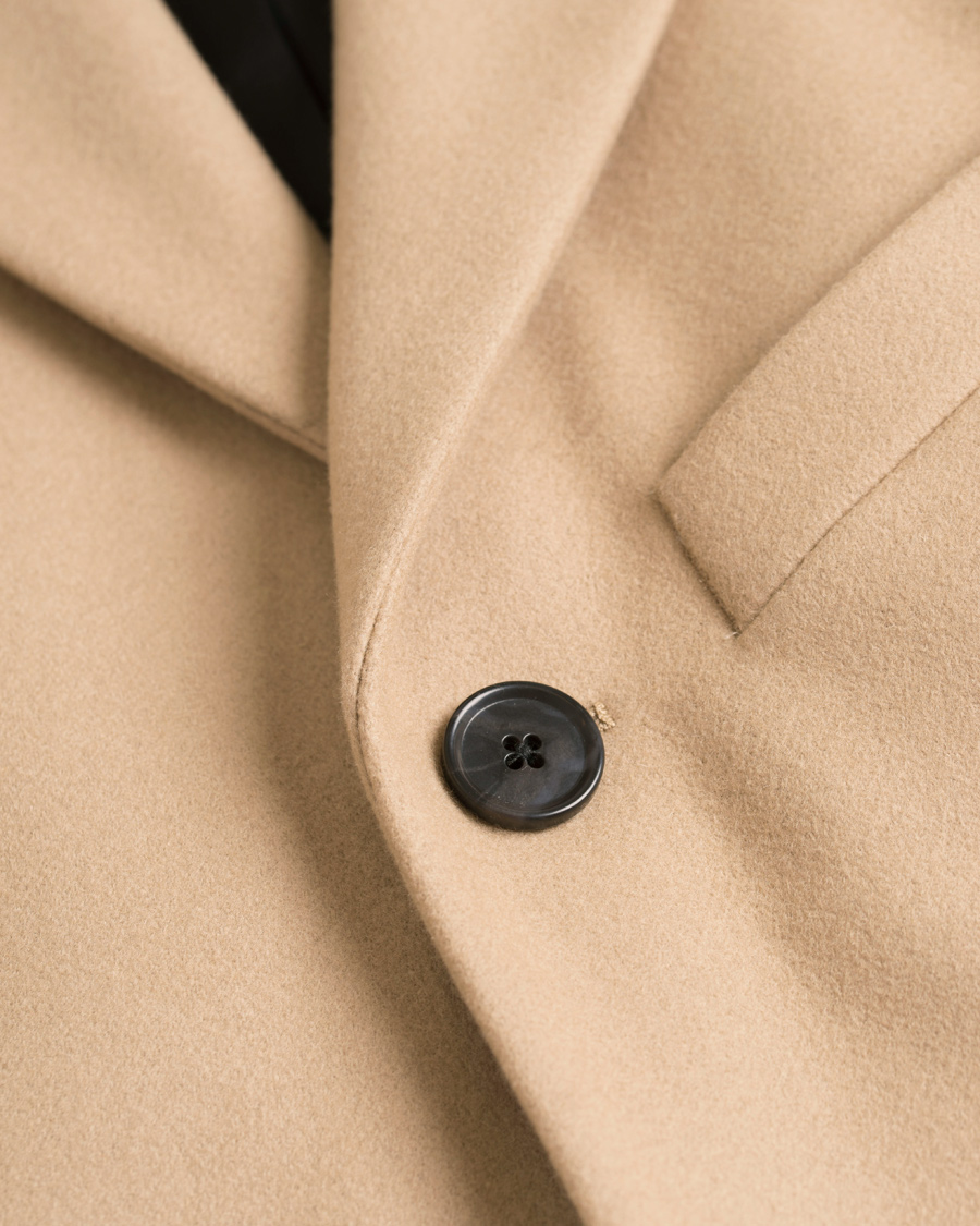 Herre | Jakker | J.Lindeberg | Wolger Compact Melton Coat Sand