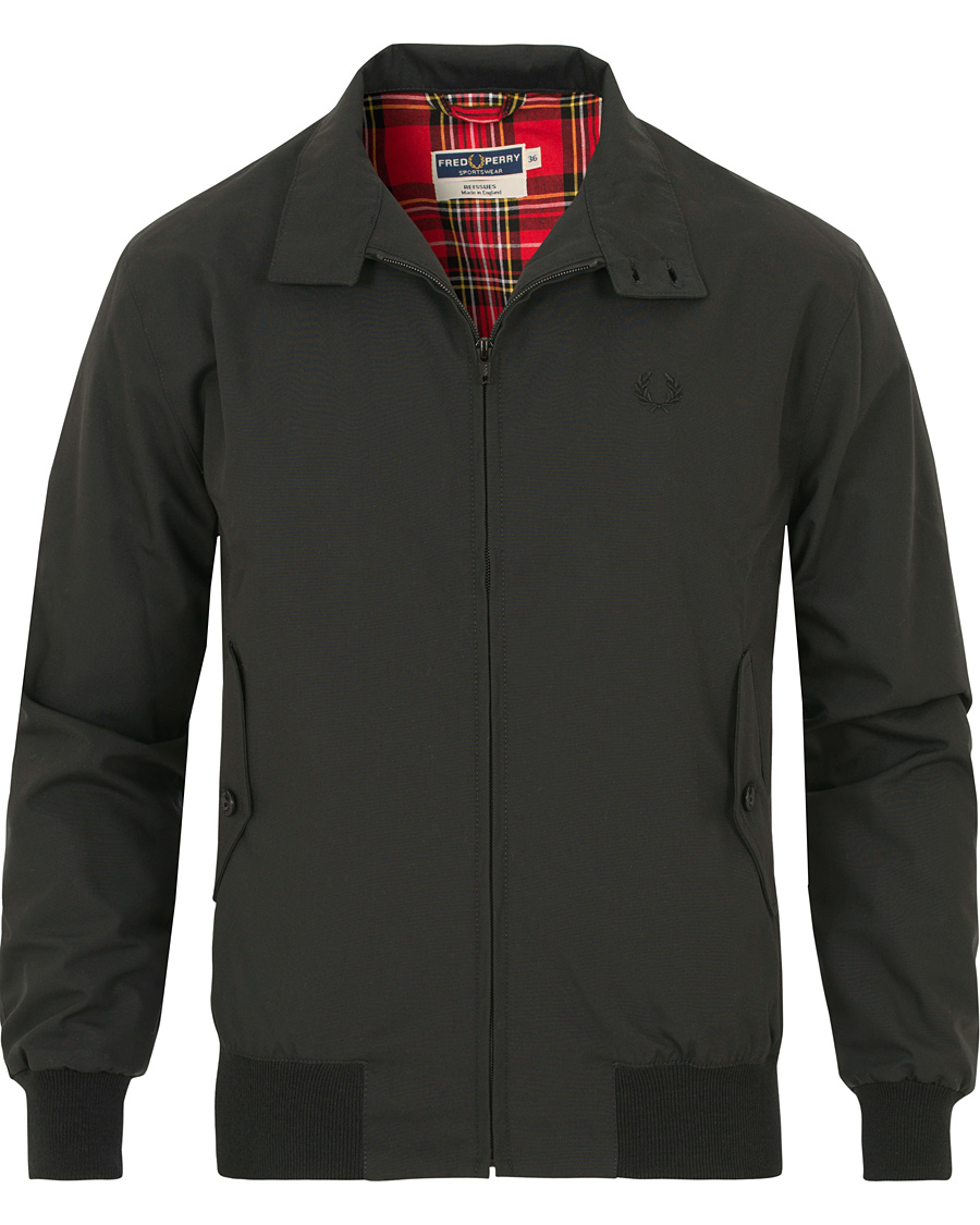 Herre | Jakker | Fred Perry Reissues | Made In England Harrington Jacket Black