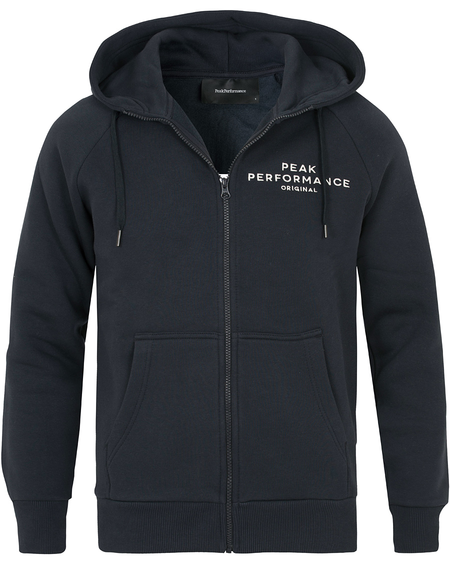 Herre | Gensere | Peak Performance | Original Full Zip Hoodie Navy