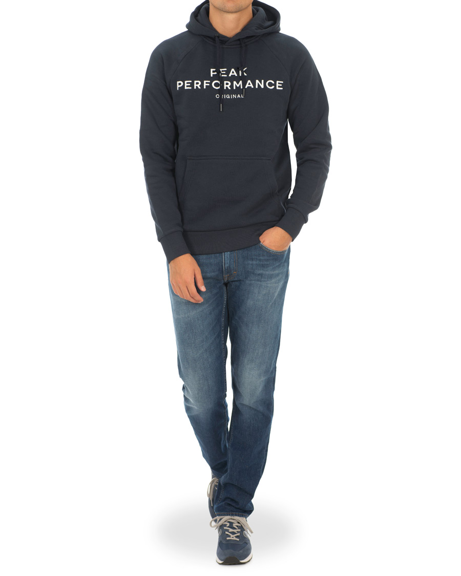 Herre | Gensere | Peak Performance | M Logo Hoodie Navy