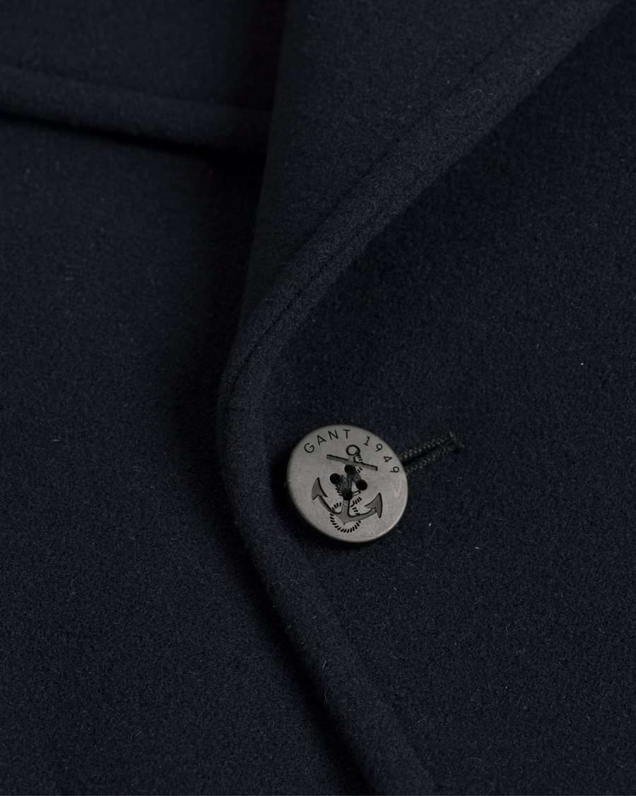 Herre | Jakker | GANT | The Weyland Peacoat Navy