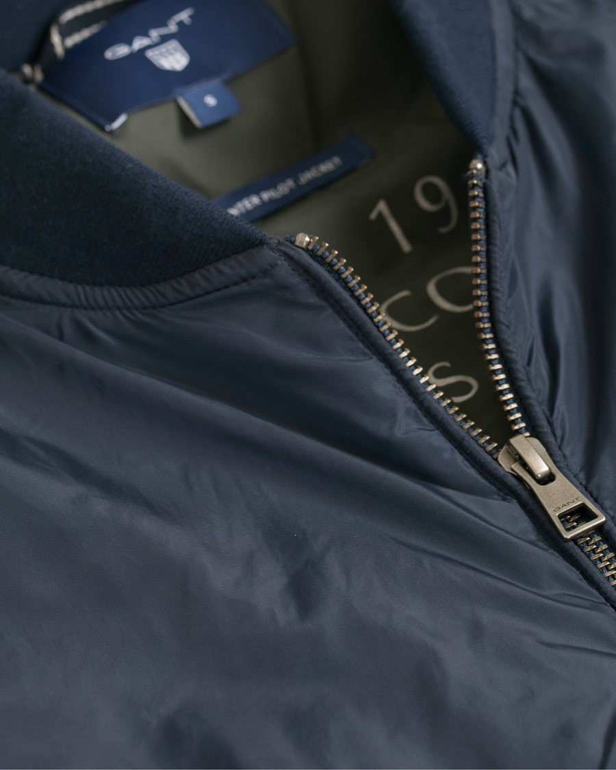 Herre | Jakker | GANT | The Winter Pilot Jacket Navy