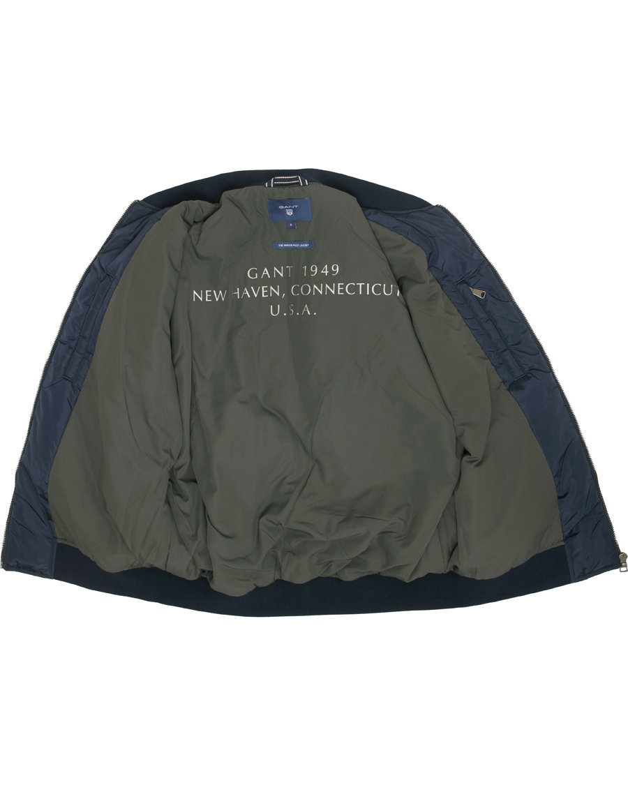 Herre | Jakker | GANT | The Winter Pilot Jacket Navy