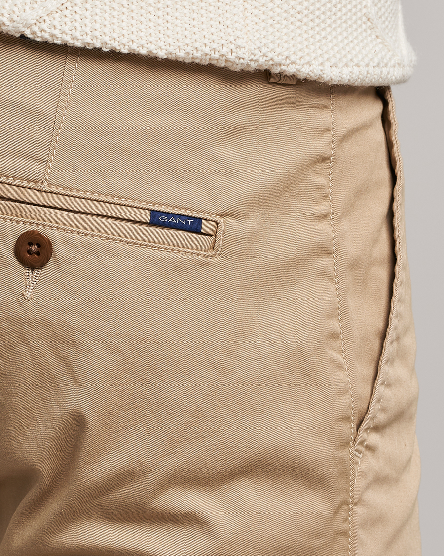 Herre | Bukser | GANT | Slim Twill Chino Dark Khaki