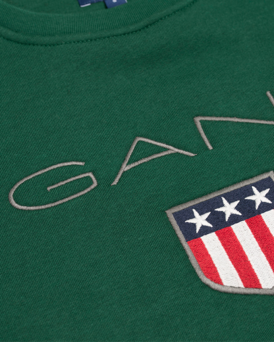 Herre | Gensere | GANT | Shield Crew Neck Sweatshirt Ivy Green