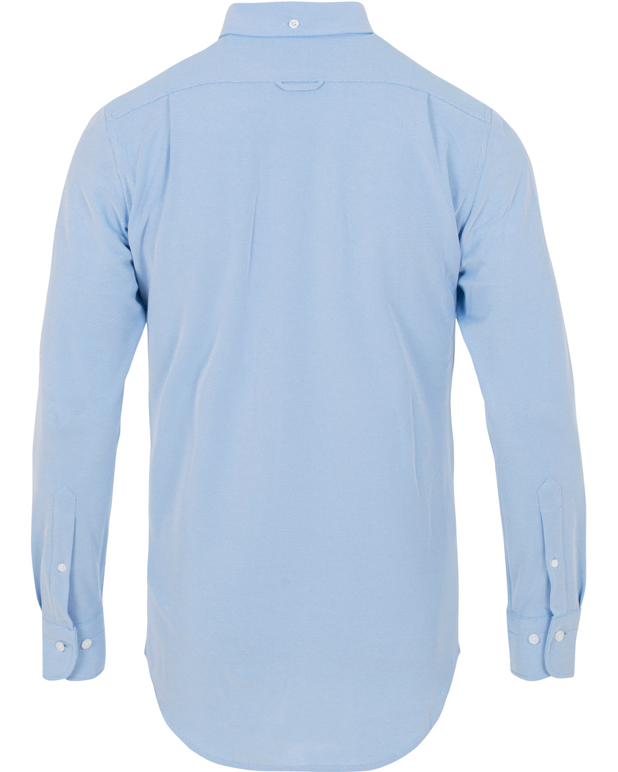 Herre | Skjorter | GANT | Slim Fit Tech Prep Pique Shirt Pallas Blue