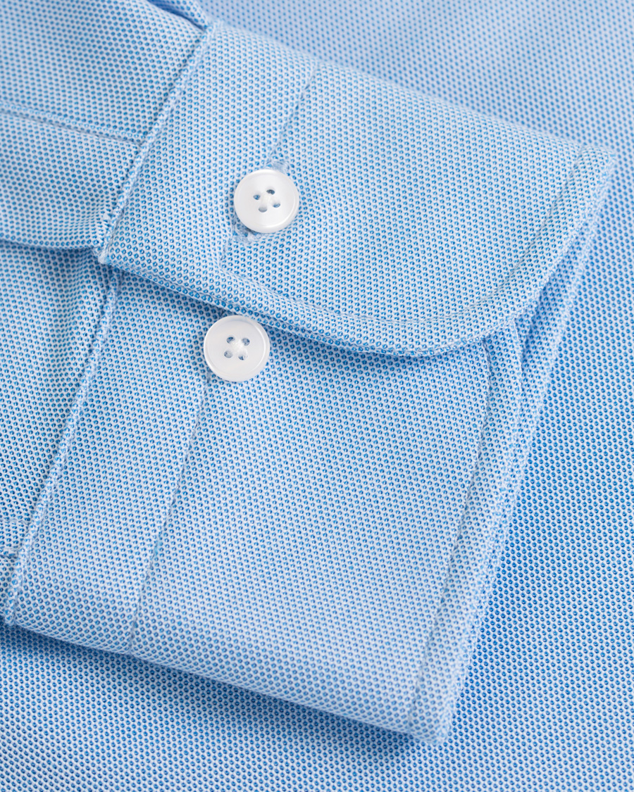 Herre | Skjorter | GANT | Slim Fit Tech Prep Pique Shirt Pallas Blue