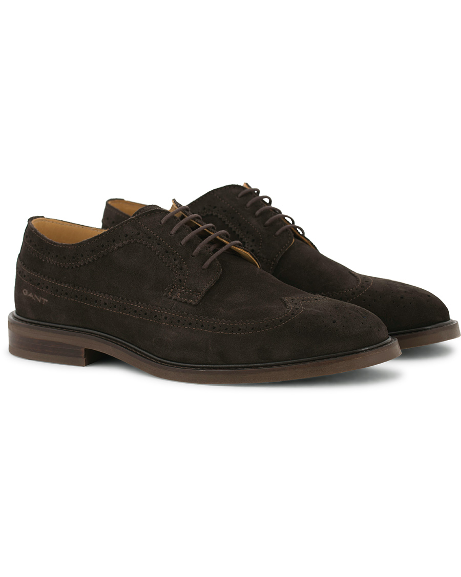 Herre | GANT Ricardo Brouge Dark Brown Suede | GANT | Ricardo Brouge Dark Brown Suede