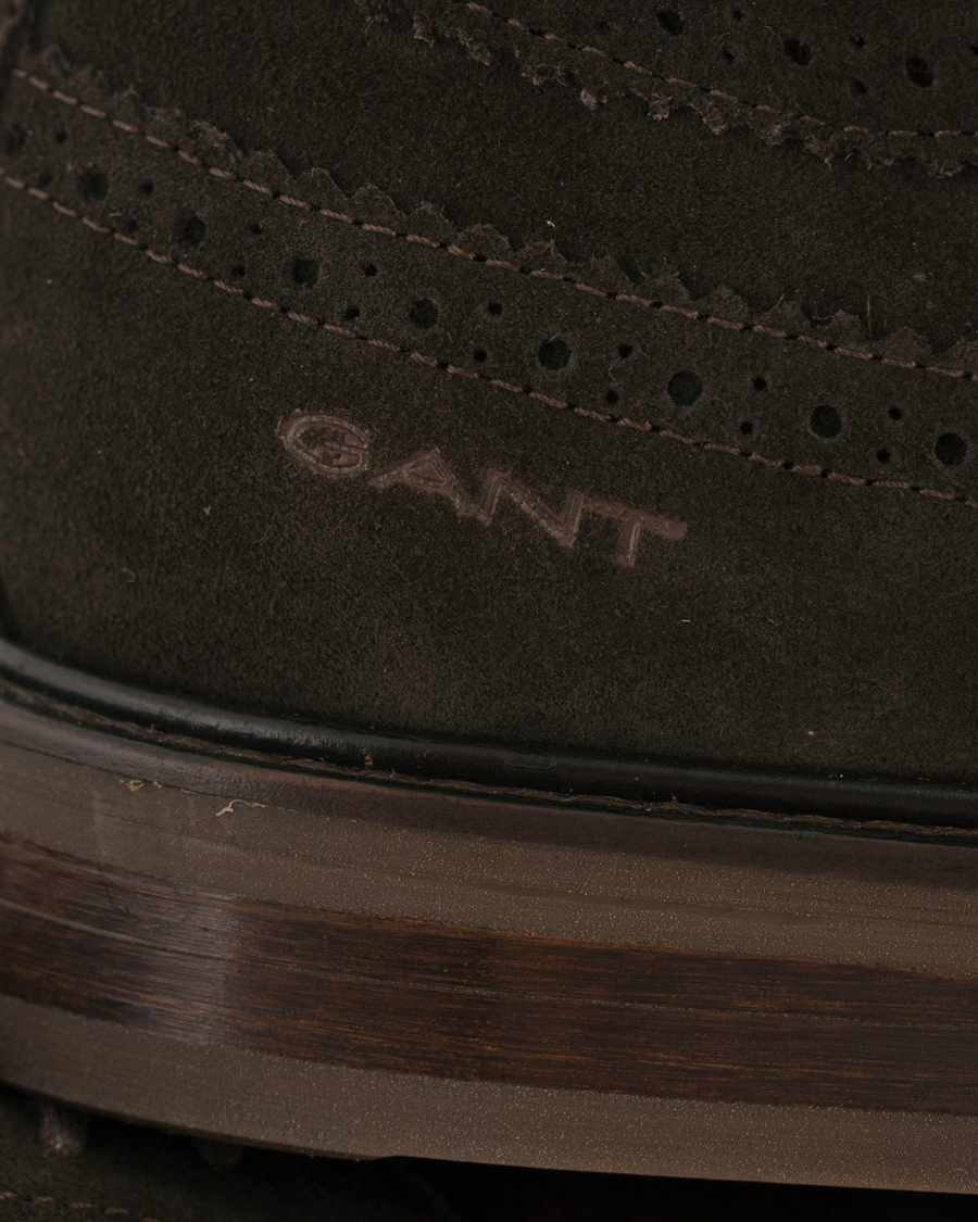 Herre | GANT Ricardo Brouge Dark Brown Suede | GANT | Ricardo Brouge Dark Brown Suede