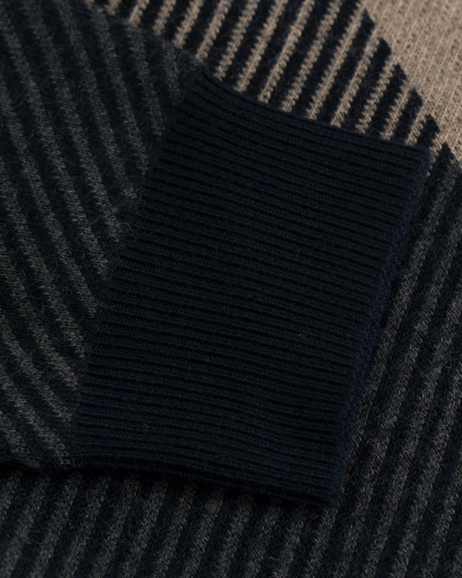 Herre | Gensere | Aquascutum | Clapton Large Check Knit Navy