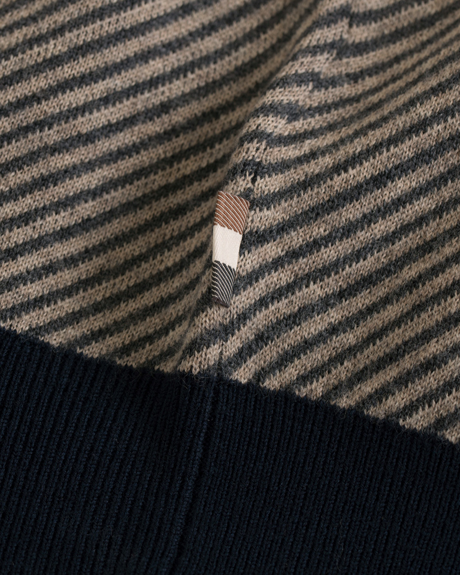 Herre | Gensere | Aquascutum | Clapton Large Check Knit Navy