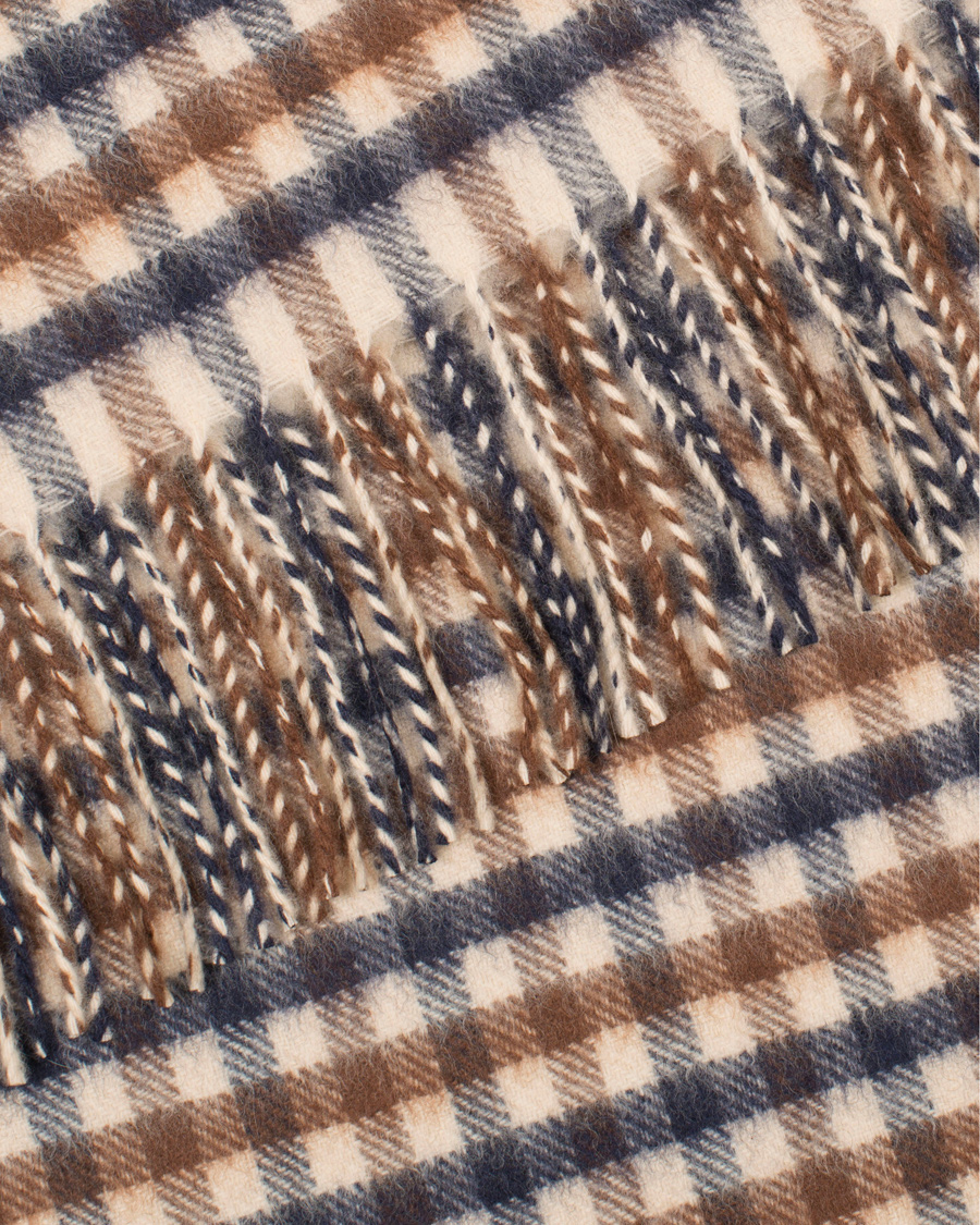 Herre | Aquascutum Club Check Cashmere Scarf Vicuna | Aquascutum | Club Check Cashmere Scarf Vicuna