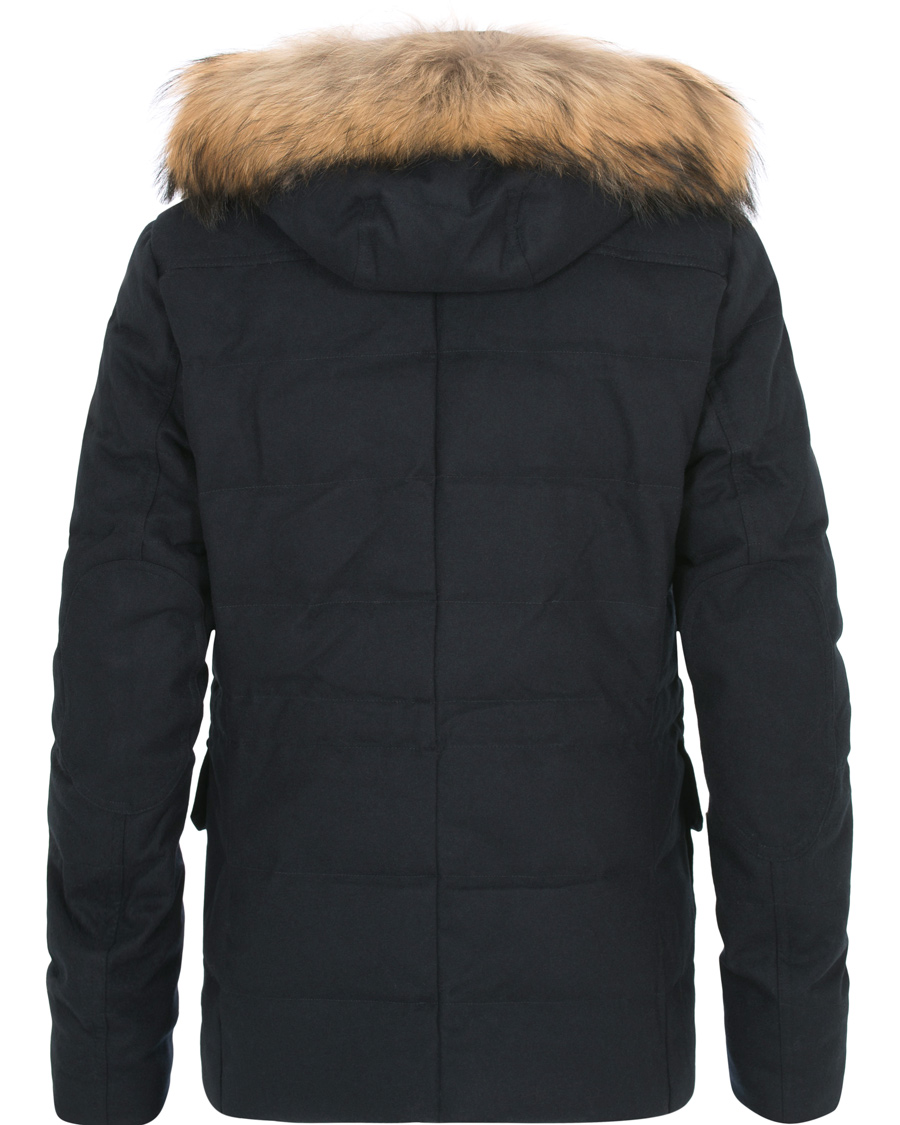 Herre | Jakker | Hackett | Mayfair Wool Down Parka Navy