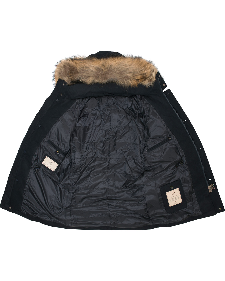 Herre | Jakker | Hackett | Mayfair Wool Down Parka Navy