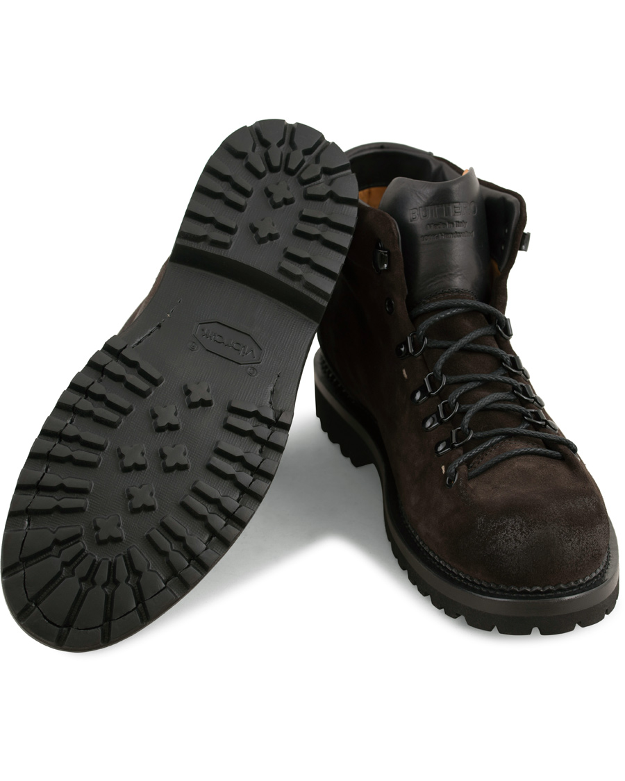 Herre | Buttero Canalone Hiking Boot Dark Brown Suede | Buttero | Canalone Hiking Boot Dark Brown Suede