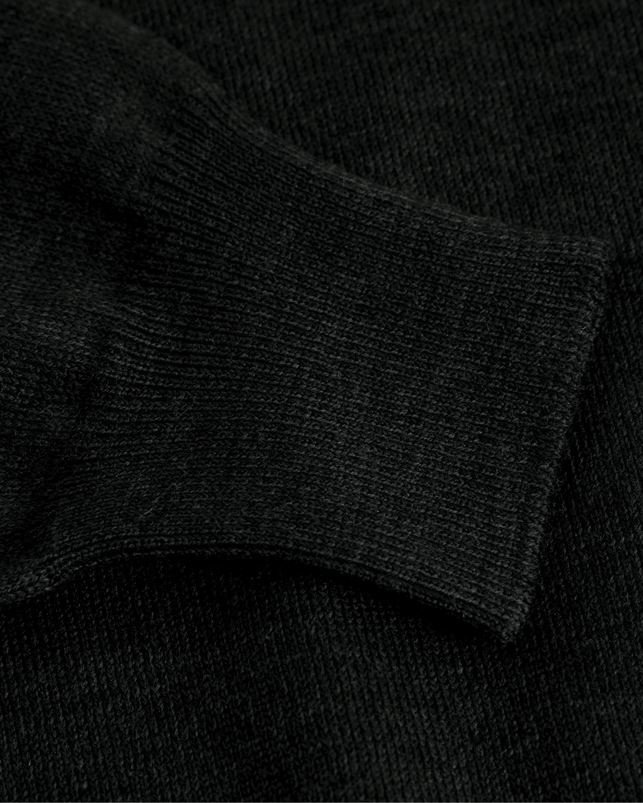 Herre | Gensere | Gran Sasso | Merino Fashion Fit Rollneck Black