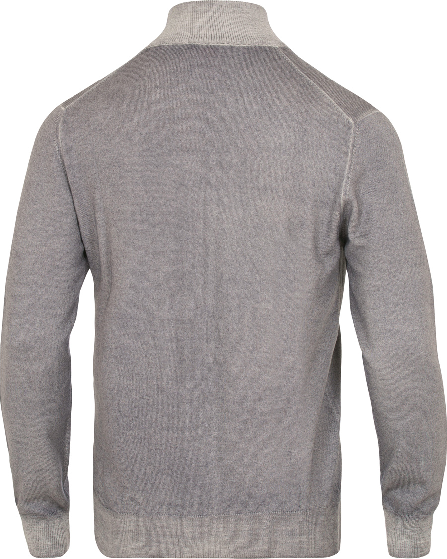 Herre | Gensere | Gran Sasso | Merino Vintage Full Zip Light Grey
