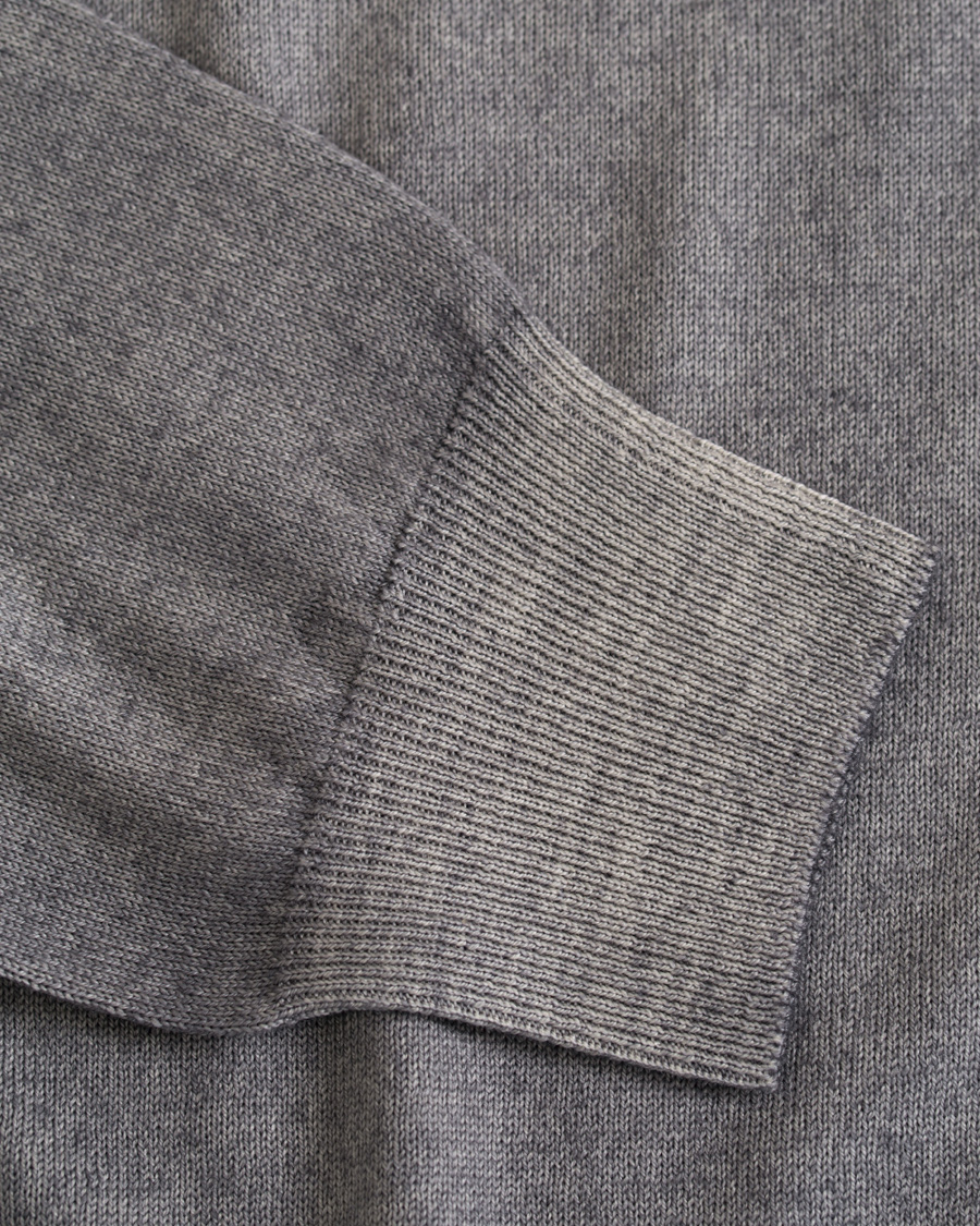 Herre | Gensere | Gran Sasso | Merino Vintage Full Zip Light Grey