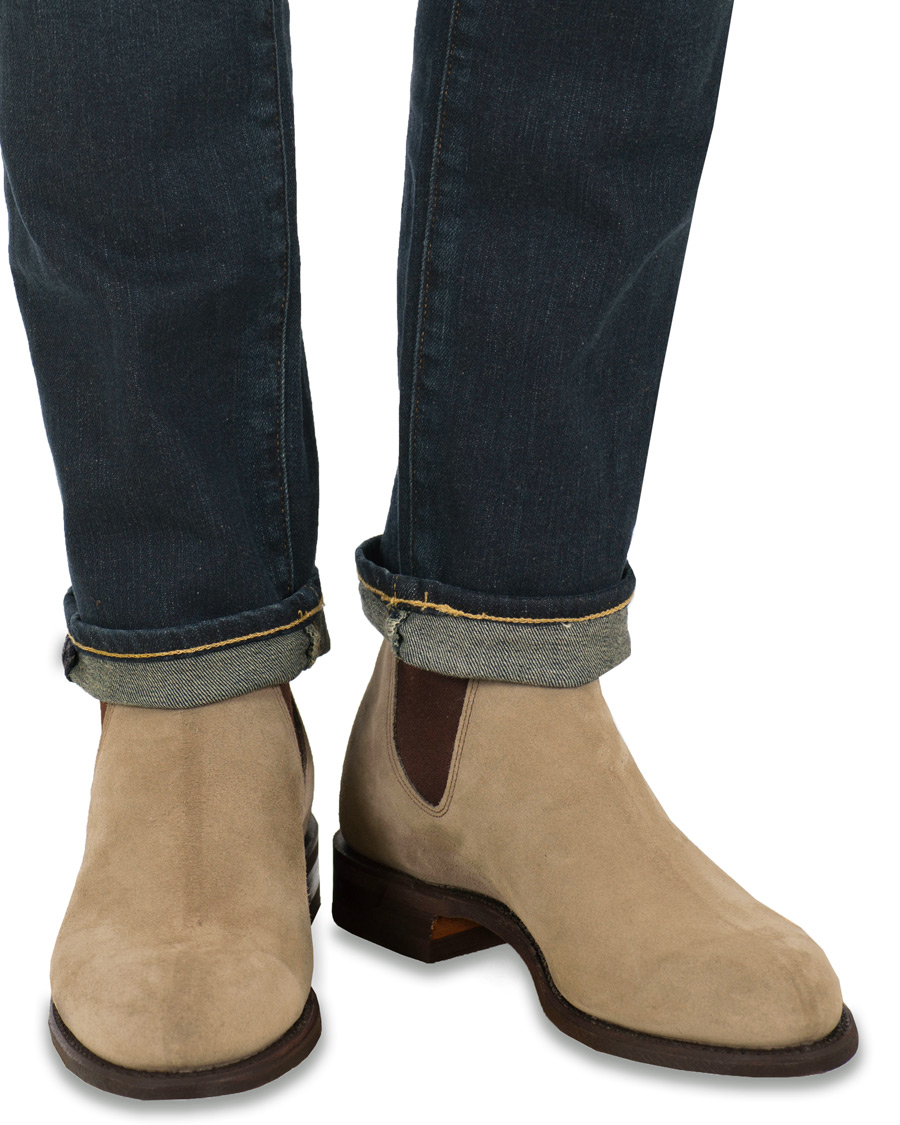 Herre | R.M.Williams Wentworth G Boot Oatmeal Suede | R.M.Williams | Wentworth G Boot Oatmeal Suede