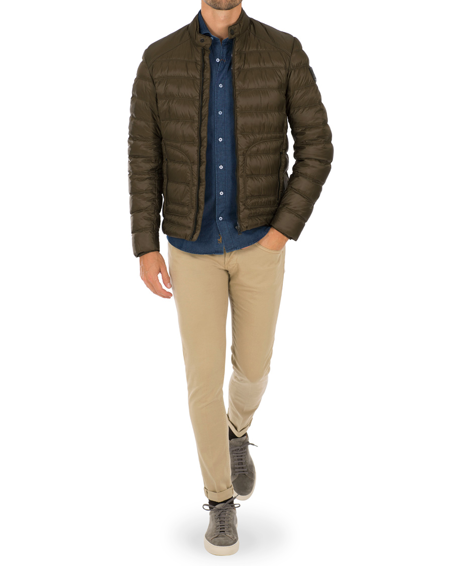 Herre | Jakker | Belstaff | Halewood Down Jacket Dark Moss Green