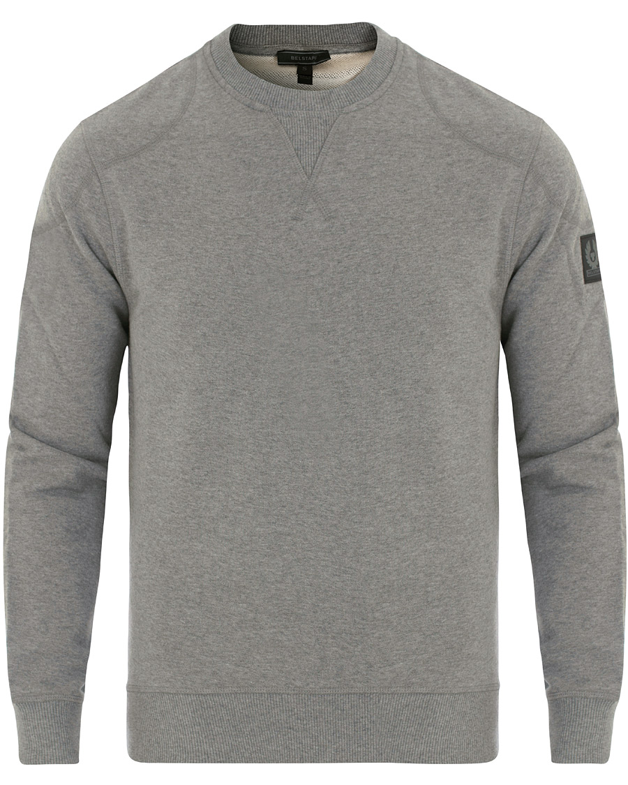 Herre | Gensere | Belstaff | Jefferson Crew Neck Sweatshirt Grey Melange