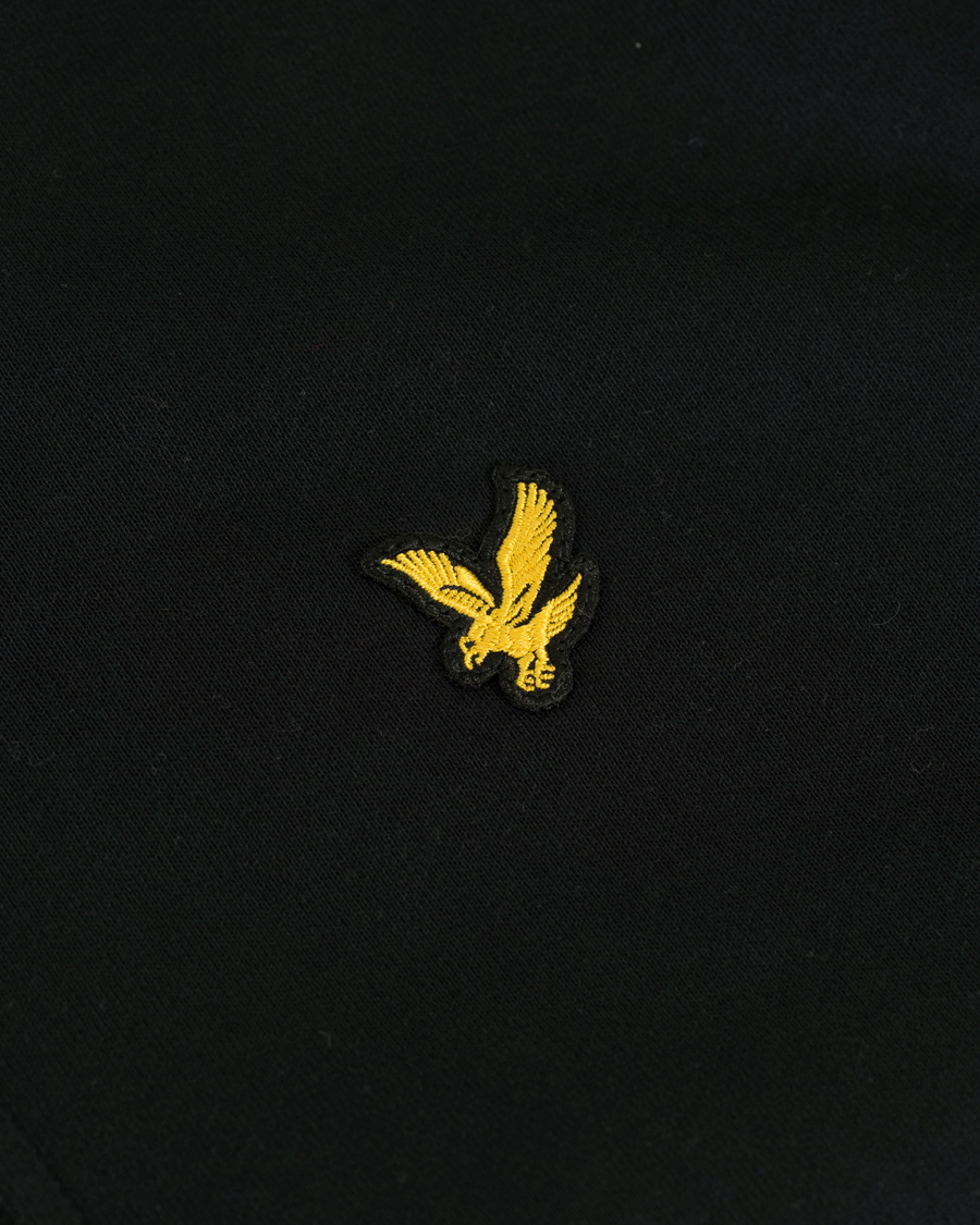 Herre | Gensere | Lyle & Scott | Half Zip Hoodie True Black