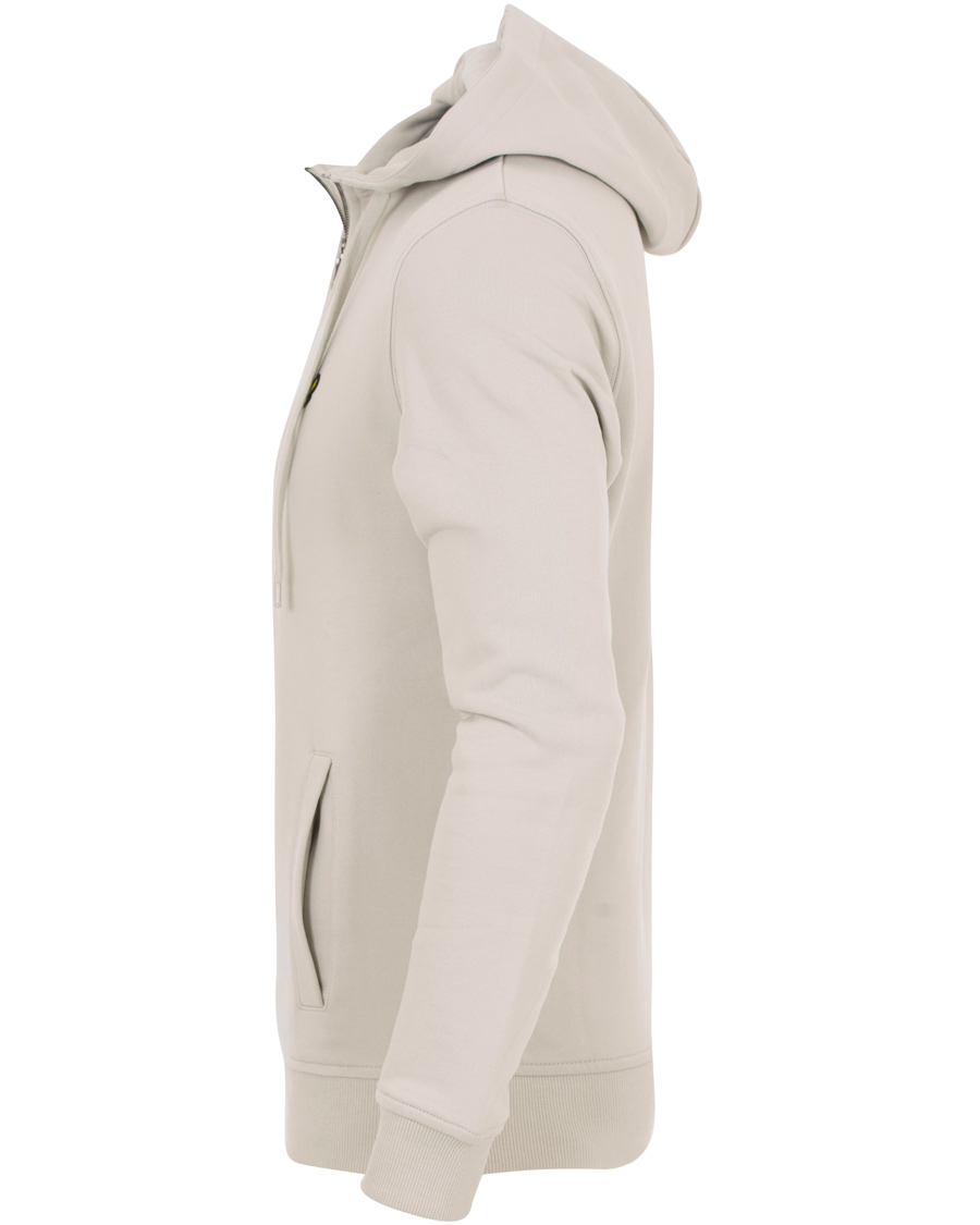 Herre | Gensere | Lyle & Scott | Half Zip Hoodie Light Grey