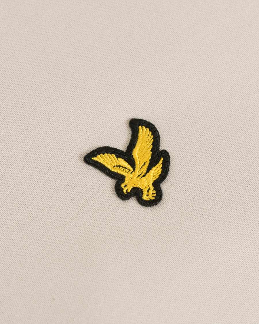 Herre | Gensere | Lyle & Scott | Half Zip Hoodie Light Grey