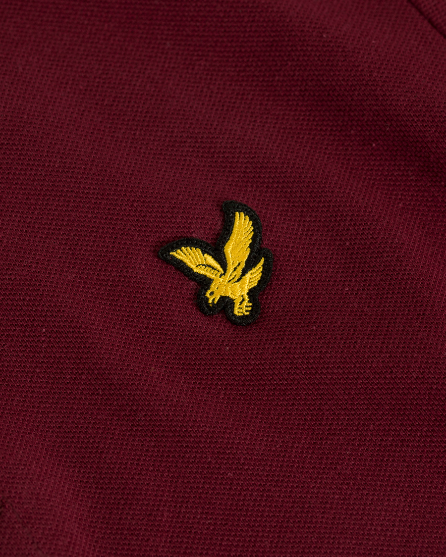 Herre | Pikéer | Lyle & Scott | Plain Pique Polo Claret Jug