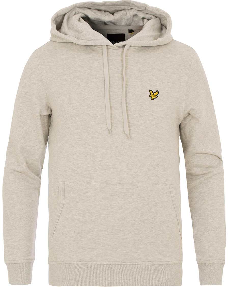 Herre | Gensere | Lyle & Scott | Pullover Hoodie Light Grey Marl