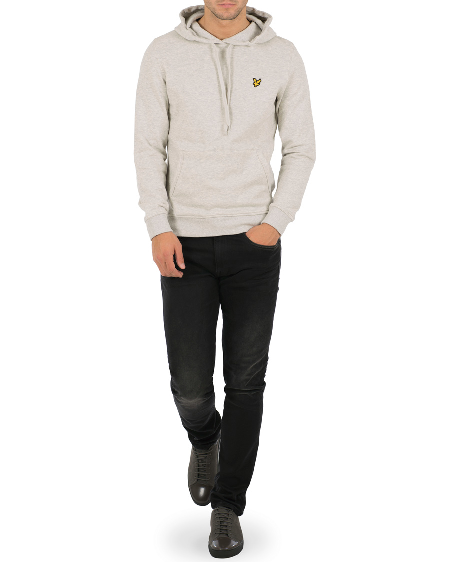 Herre | Gensere | Lyle & Scott | Pullover Hoodie Light Grey Marl