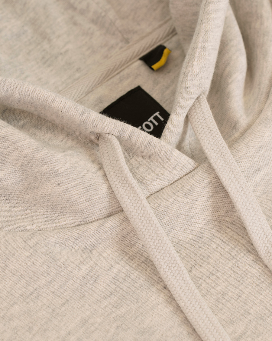 Herre | Gensere | Lyle & Scott | Pullover Hoodie Light Grey Marl