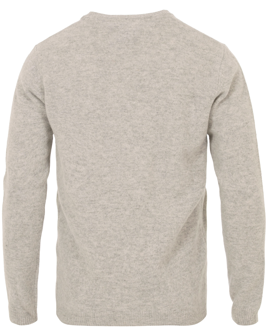 Herre | Gensere | Norse Projects | Sigfred Lambswool Crew Neck Light Grey Melange