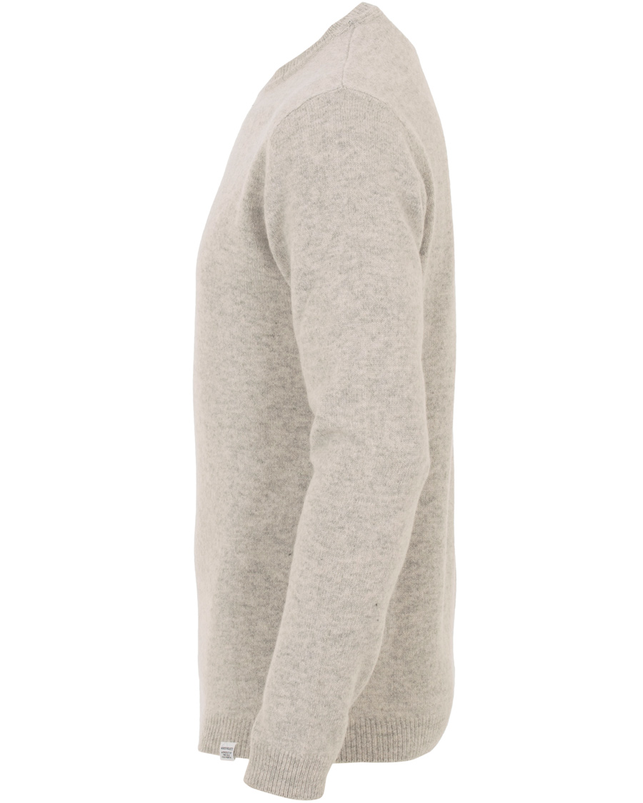 Herre | Gensere | Norse Projects | Sigfred Lambswool Crew Neck Light Grey Melange