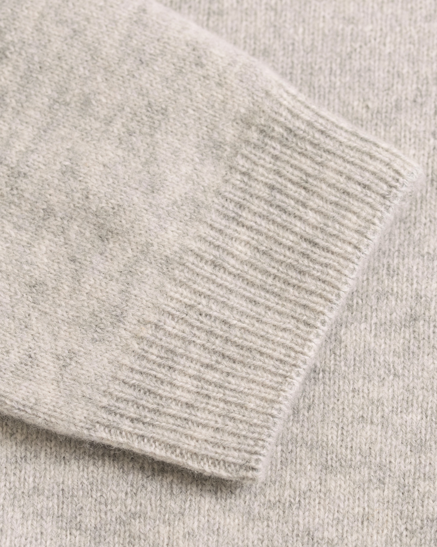 Herre | Gensere | Norse Projects | Sigfred Lambswool Crew Neck Light Grey Melange