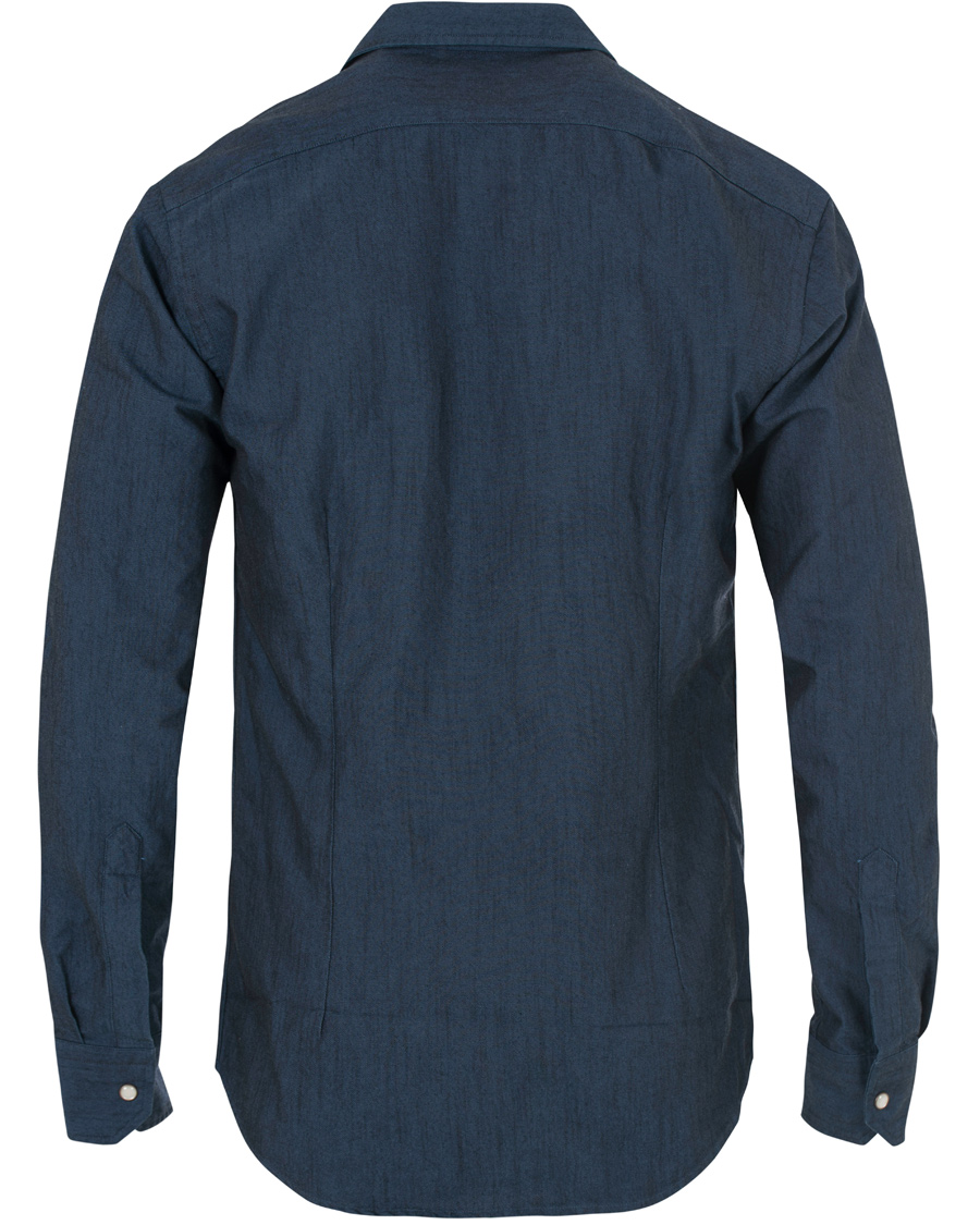 Herre | Jakker | Eton | Slim Fit Overshirt Indigo