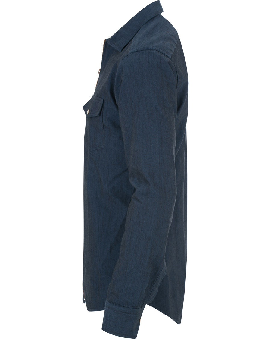 Herre | Jakker | Eton | Slim Fit Overshirt Indigo