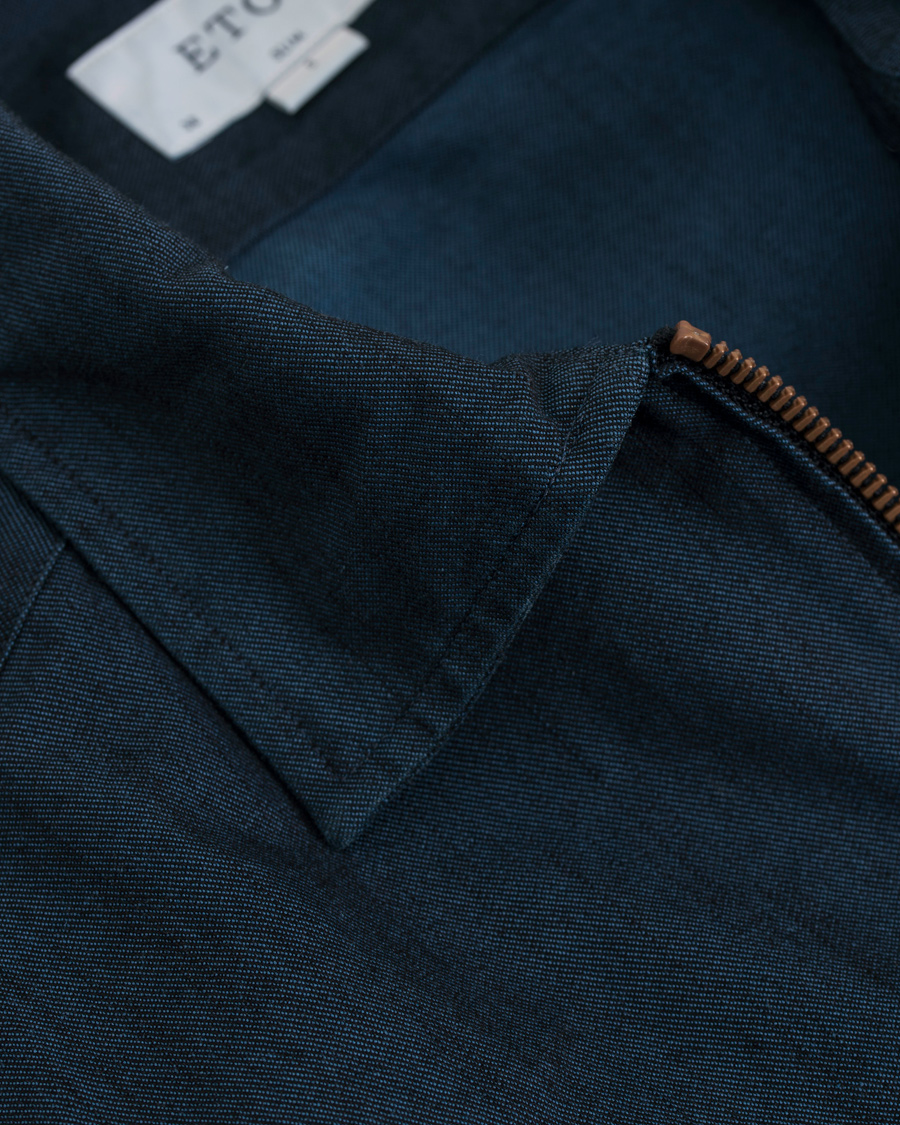 Herre | Jakker | Eton | Slim Fit Overshirt Indigo