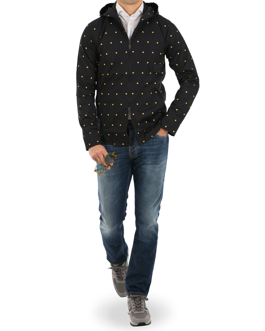 Herre | Skjorter | Eton | The Hacienda Collection Slim Hooded Shirt Jacket Black