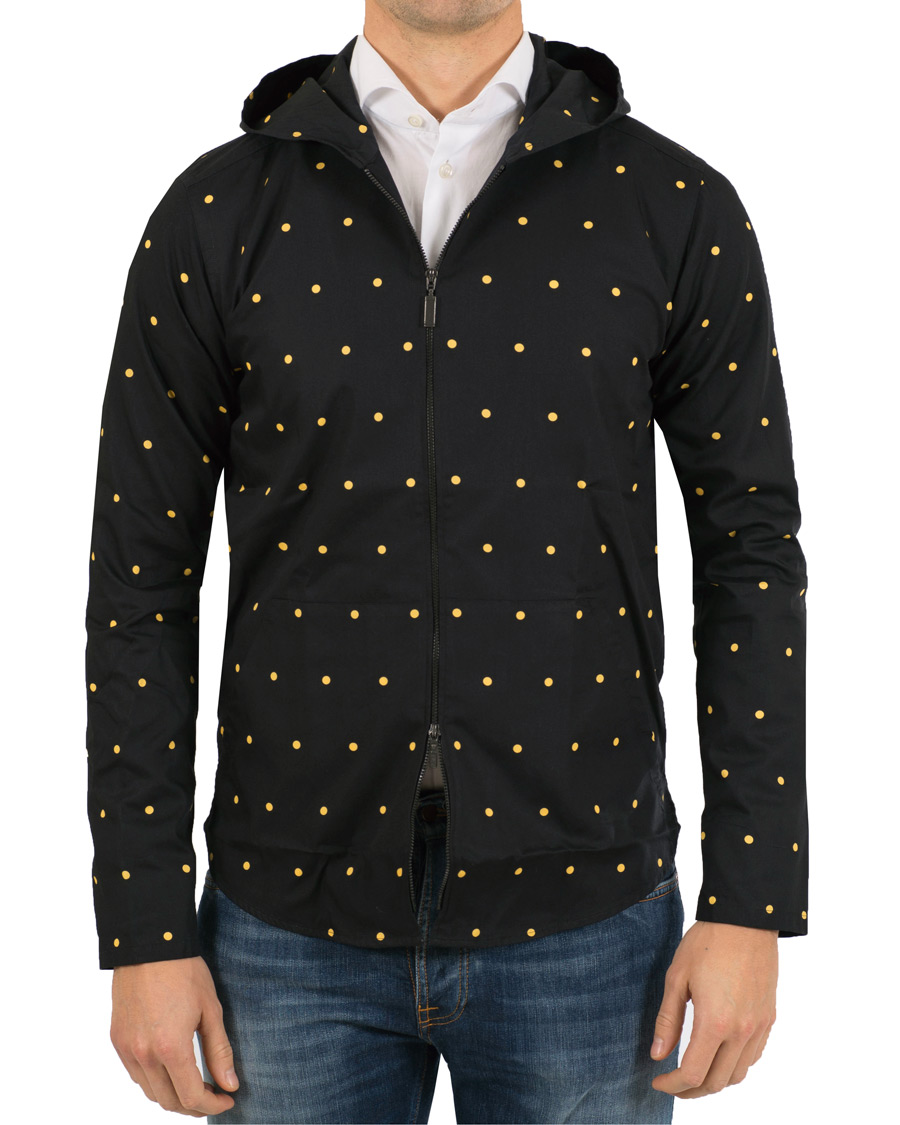 Herre | Skjorter | Eton | The Hacienda Collection Slim Hooded Shirt Jacket Black