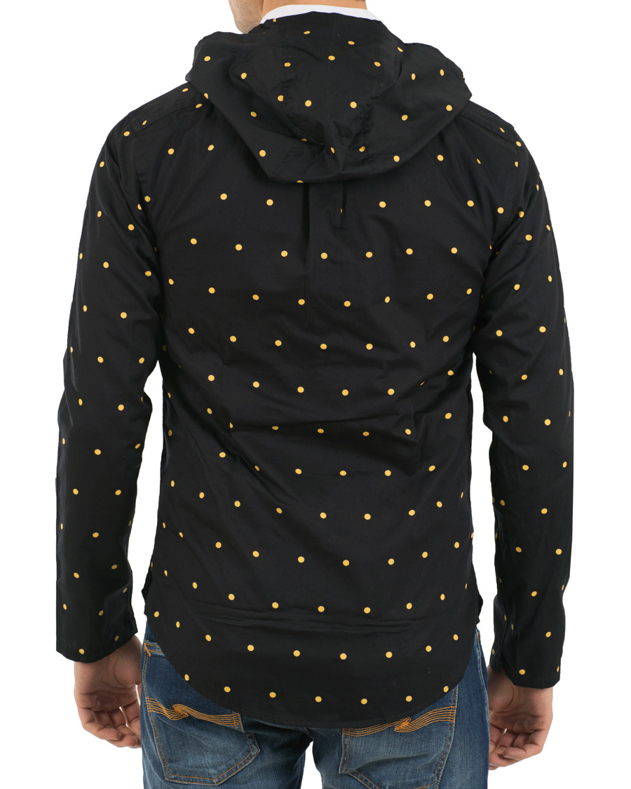 Herre | Skjorter | Eton | The Hacienda Collection Slim Hooded Shirt Jacket Black