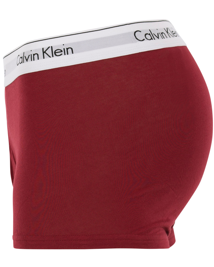 Herre | Undertøy | Calvin Klein | Jeans Modern Cotton 2-Pack Trunk Dylan Red/Black