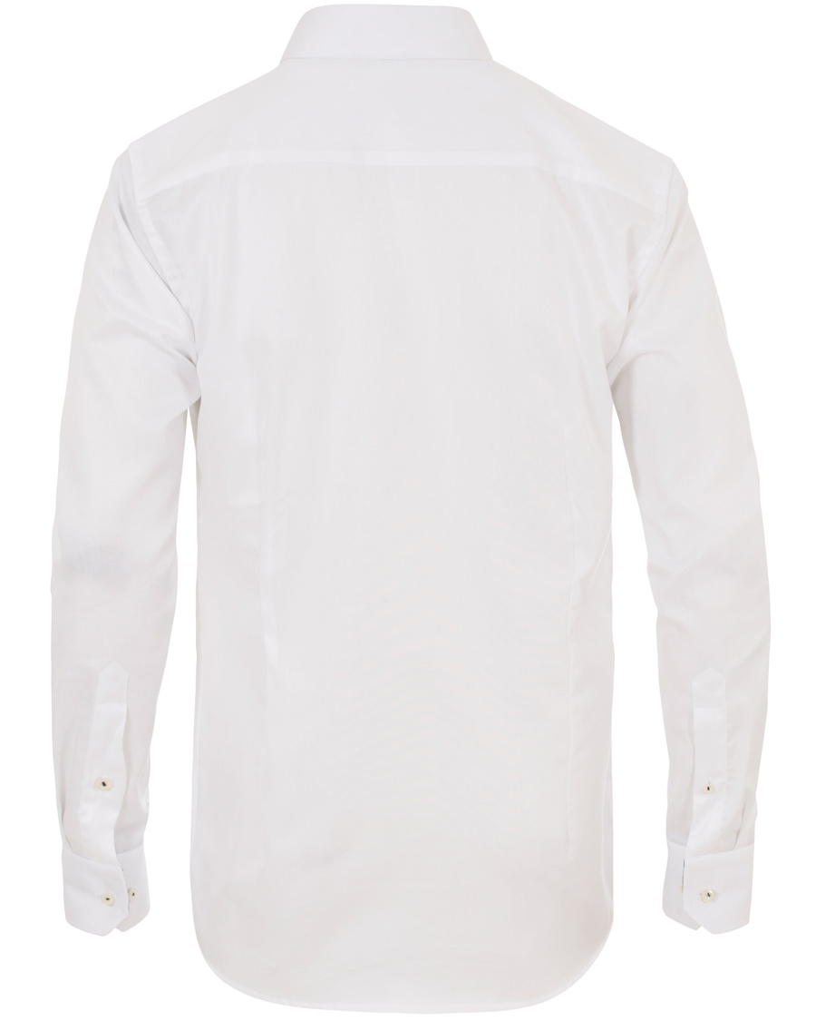 Herre | Skjorter | Eton | Super Sim Contrast Flower Shirt White