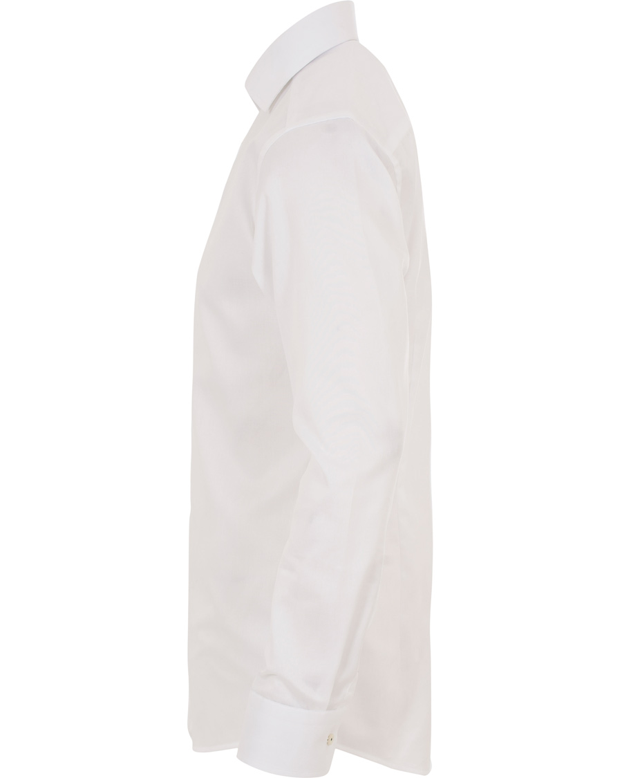 Herre | Skjorter | Eton | Super Sim Contrast Flower Shirt White