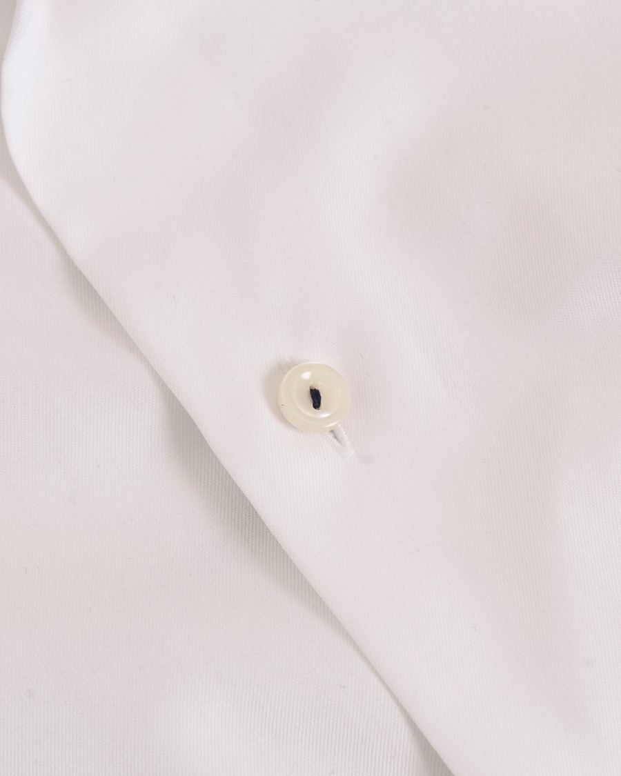 Herre | Skjorter | Eton | Super Sim Contrast Flower Shirt White