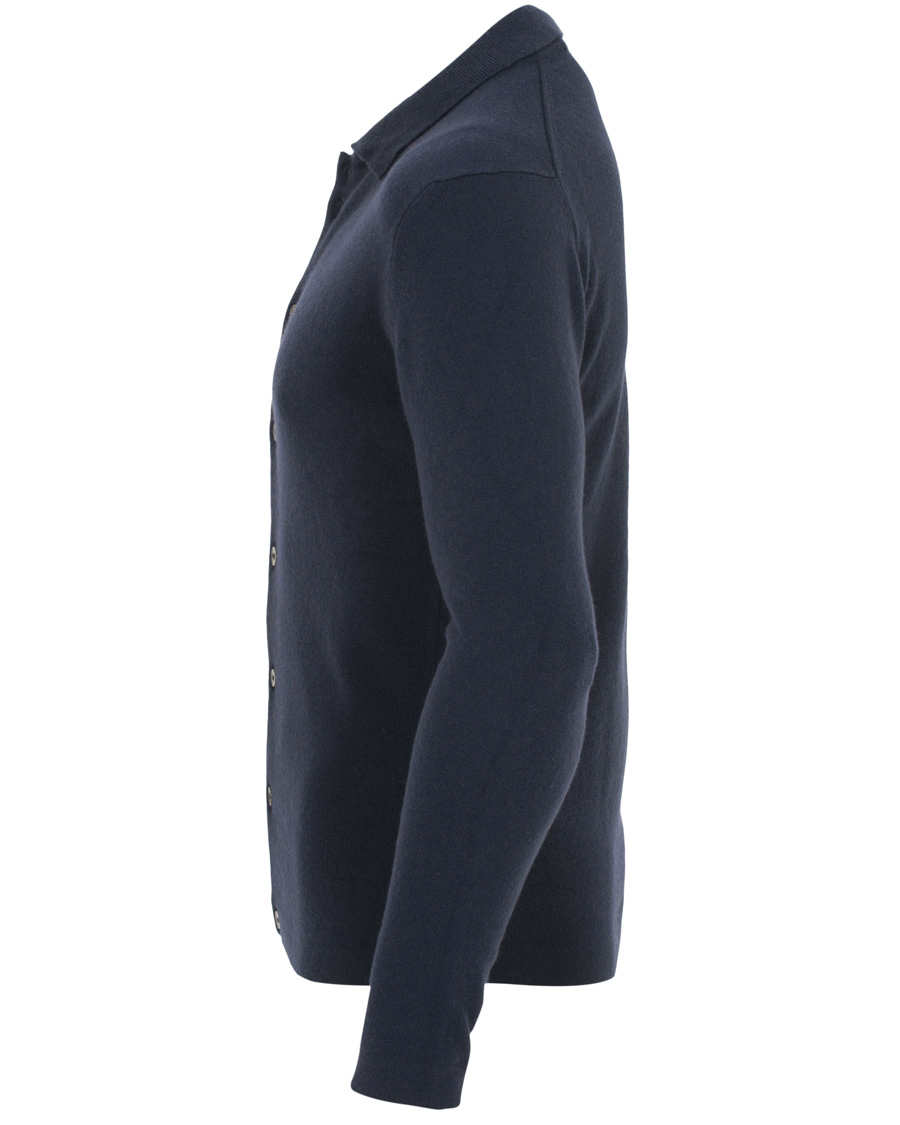Herre | Gensere | Johnstons of Elgin | Cashmere Cardigan Navy
