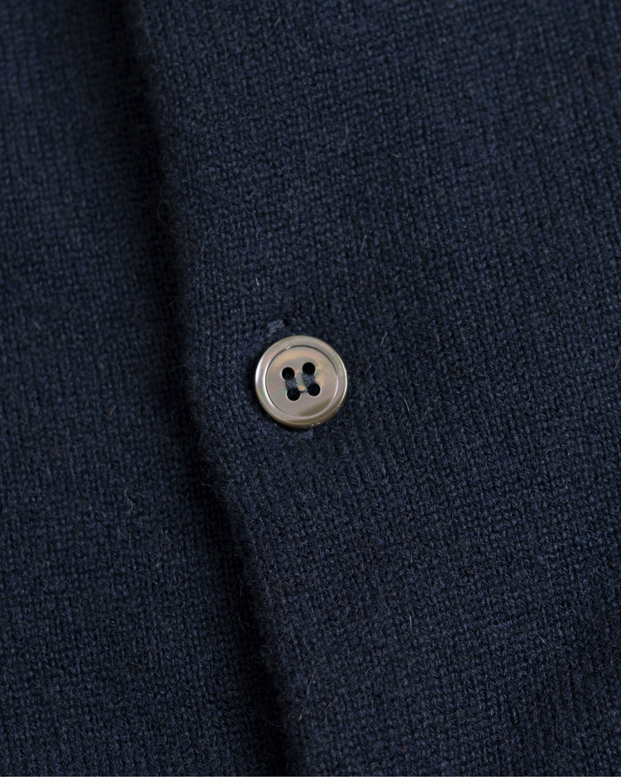 Herre | Gensere | Johnstons of Elgin | Cashmere Cardigan Navy